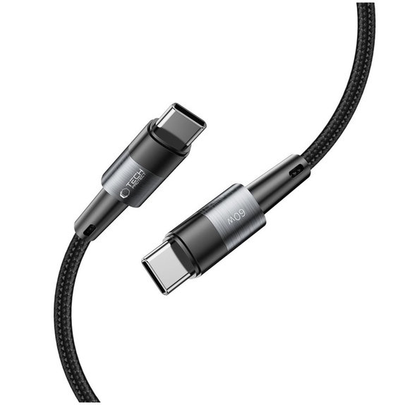 Kábel Ultraboost USB-C Cable PD 60W / 3A 25CM, sivá, Tech-Protect