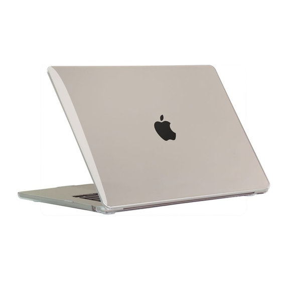 Puzdro Smartshell pre MacBook Air 15 M2-M5 2023-2026, Crystal Clear, Tech-Protect