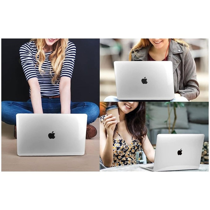 Puzdro Smartshell pre MacBook Air 15 M2-M5 2023-2026, Crystal Clear, Tech-Protect