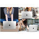 Puzdro Smartshell pre MacBook Air 15 M2-M5 2023-2026, Crystal Clear, Tech-Protect