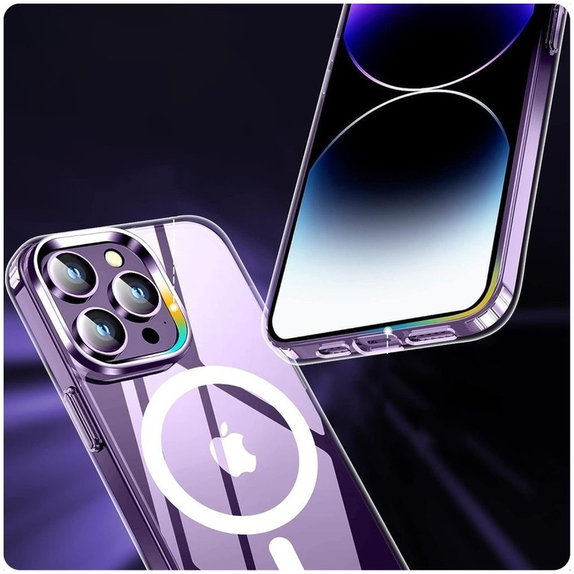 Puzdro FlexAir Hybrid MagSafe pre Samsung S24, číra, Tech-Protect