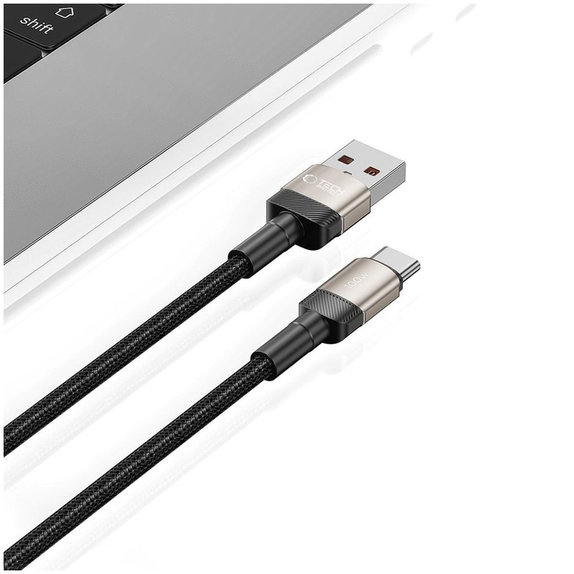 Kábel Ultraboost Evo USB-C Cable 100W/5A 100cm, Titanium, Tech-Protect
