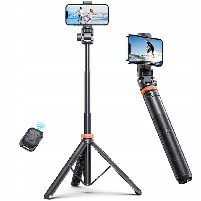 Selfie tyč so statívom L03S, biela, Tech-Protect