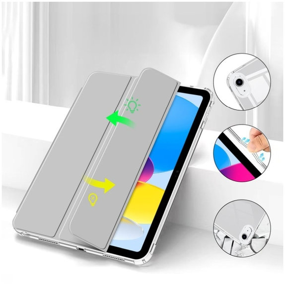 Puzdro Sc Pen Hybrid pre iPad 10.9" 10 / 2022 / 11" 11 / 2025, sivá, Tech-Protect