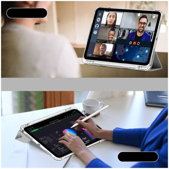 Puzdro Sc Pen Hybrid pre iPad 10.9" 10 / 2022 / 11" 11 / 2025, sivá, Tech-Protect