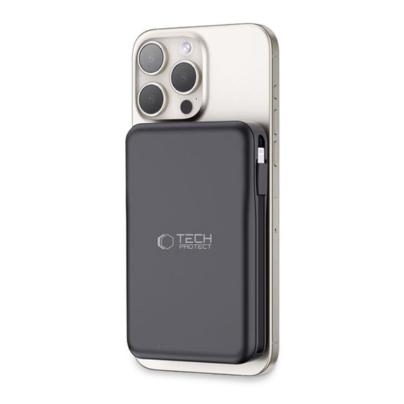 PowerBank PB31 LifeMag MagSafe 10000mAh, čierna, Tech-Protect