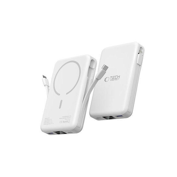 PowerBank PB31 Lifemag MagSafe 10000mAh, biela, Tech-Protect