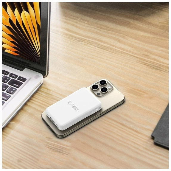 PowerBank PB31 Lifemag MagSafe 10000mAh, biela, Tech-Protect