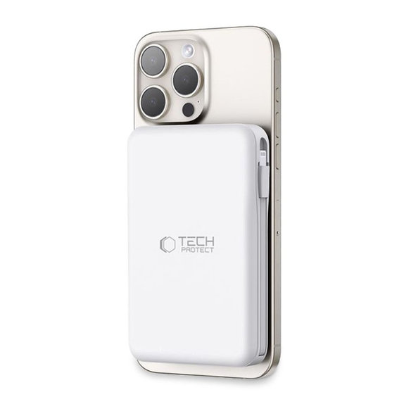 PowerBank PB31 Lifemag MagSafe 10000mAh, biela, Tech-Protect