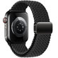 Remienok Nylonmag pre Apple Watch 8 / 9 / 10 / 11 / Se / Ultra (44 / 45 / 46 / 49 mm), čierna, Tech-Protect