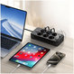 Predlžovací kábel PC6X6 Power Strip, 3× USB + 3× USB-C, 6 zásuviek, 200 cm, čierna, Tech-Protect