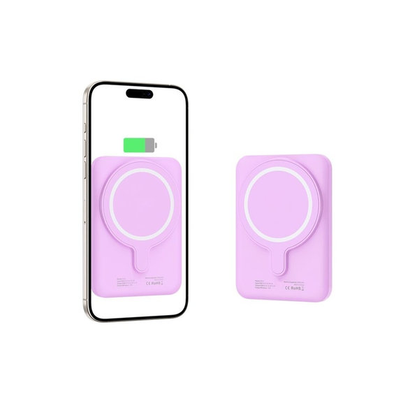 PowerBank PB10 Lifemag MagSafe 5000mAh, Lilac, Tech-Protect
