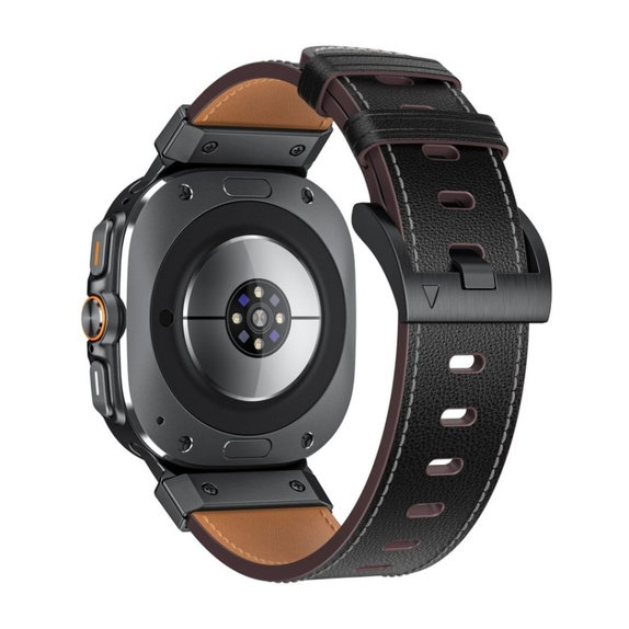 Remienok Delta Pro pre Samsung Watch Ultra 1 / 2 2024-2026 (47 mm) Leather, čierna, Tech-Protect