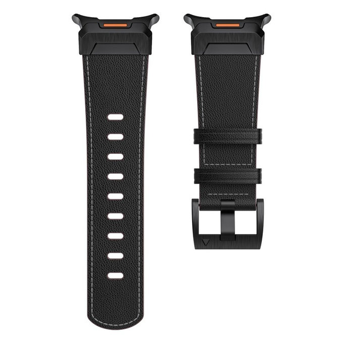 Remienok Delta Pro pre Samsung Watch Ultra 1 / 2 2024-2026 (47 mm) Leather, čierna, Tech-Protect