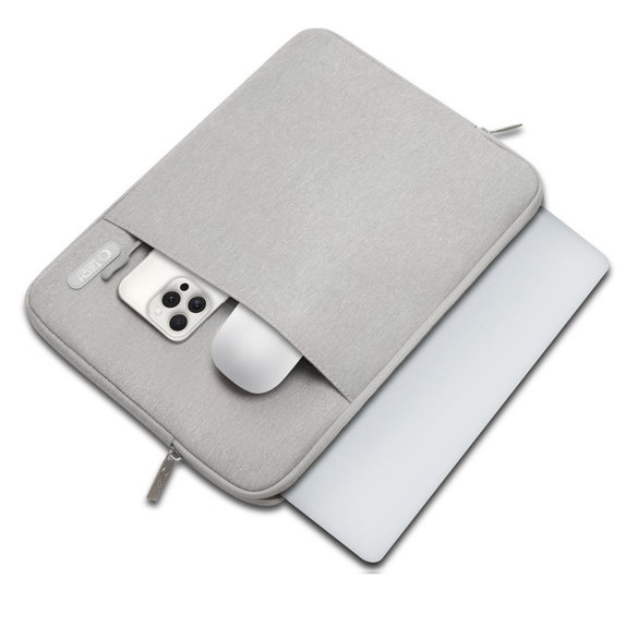 Puzdro na notebook Sleevy 13-14, Crayon Grey, Tech-Protect