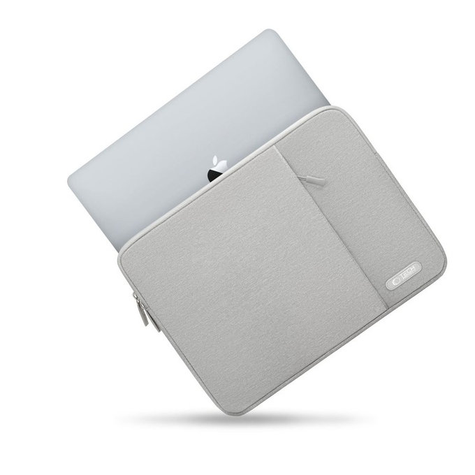 Puzdro na notebook Sleevy 13-14, Crayon Grey, Tech-Protect