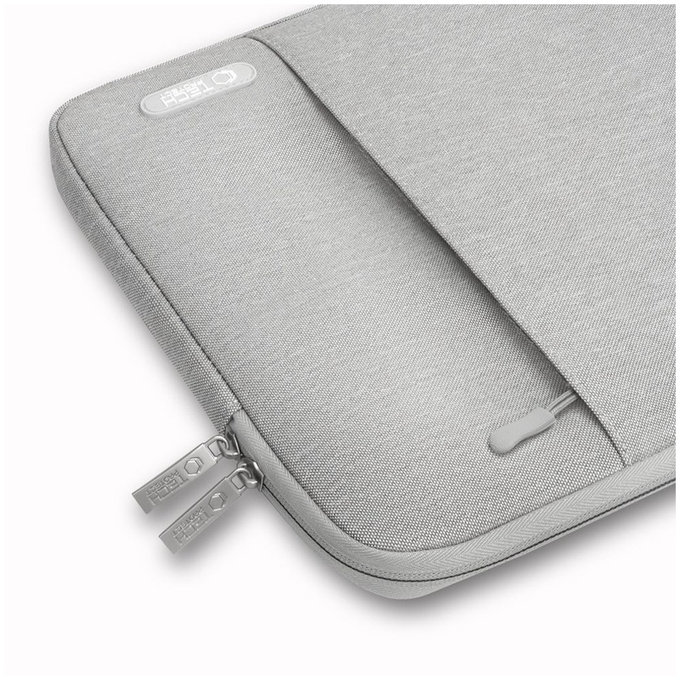 Puzdro na notebook Sleevy 13-14, Crayon Grey, Tech-Protect