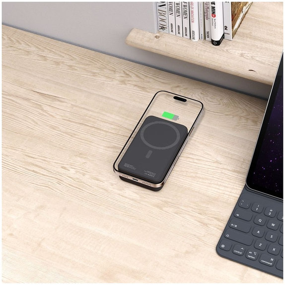 PowerBank PB12 Lifemag MagSafe 20000mAh, čierna, Tech-Protect