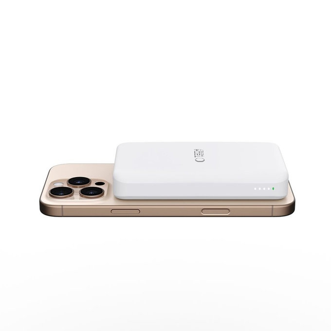 PowerBank PB24 Lifemag Qi2 MagSafe 10000mAh, biela, Tech-Protect