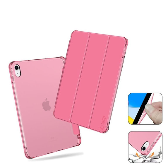 Puzdro Sc Pen Hybrid pre iPad 10.9" 10 / 2022 / 11" 11 / 2025, Crystal Magenta, Tech-Protect