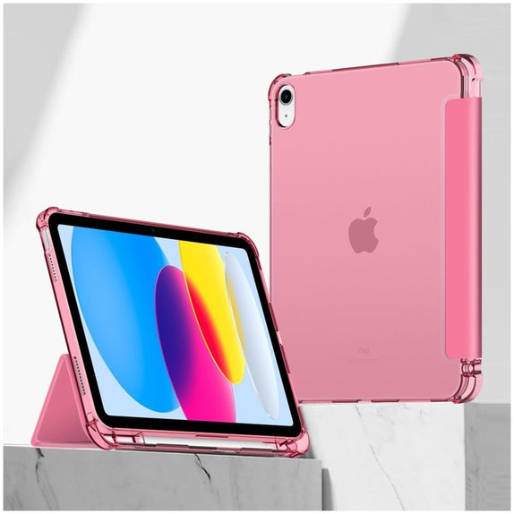 Puzdro Sc Pen Hybrid pre iPad 10.9" 10 / 2022 / 11" 11 / 2025, Crystal Magenta, Tech-Protect