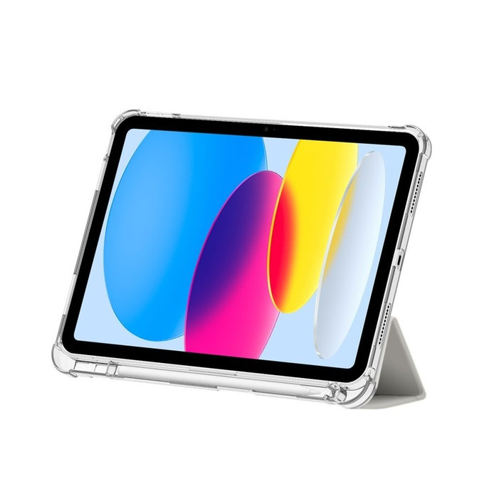 Puzdro Sc Pen Hybrid pre iPad 10.9" 10 / 2022 / 11" 11 / 2025, Crystal Silver, Tech-Protect