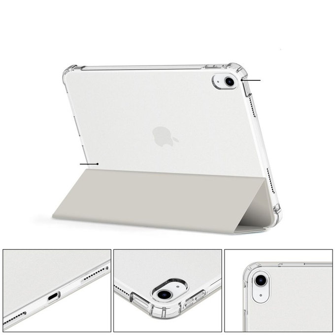 Puzdro Sc Pen Hybrid pre iPad 10.9" 10 / 2022 / 11" 11 / 2025, Crystal Silver, Tech-Protect