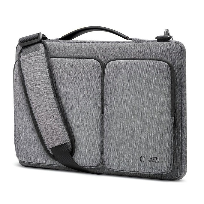 Puzdro na notebook Defender Bag 13-14, Crayon Grey, Tech-Protect