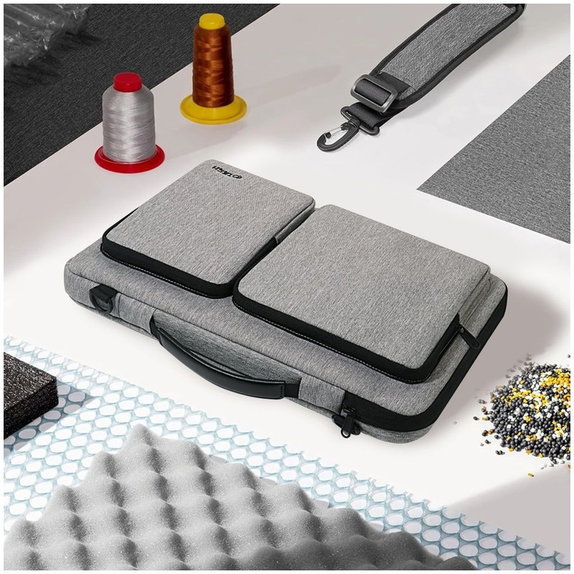 Puzdro na notebook Defender Bag 13-14, Crayon Grey, Tech-Protect