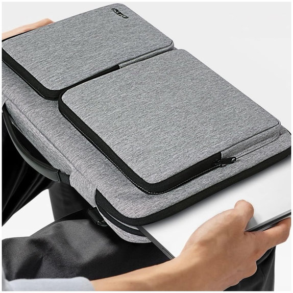 Puzdro na notebook Defender Bag 13-14, Crayon Grey, Tech-Protect