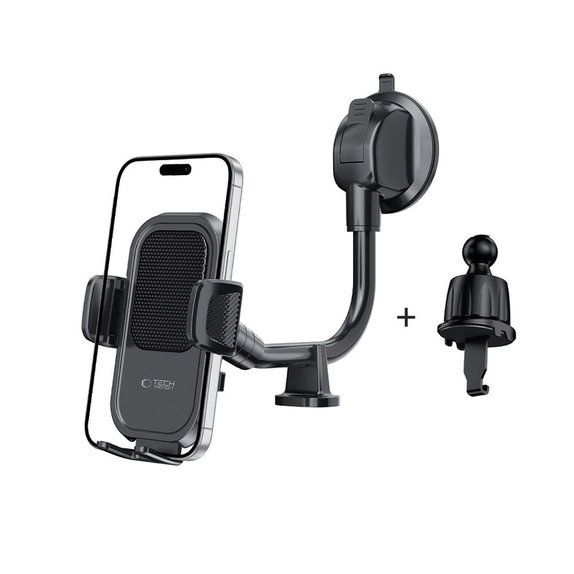 Držiak do auta V8 Universal Long Arm, čierna, Tech-Protect
