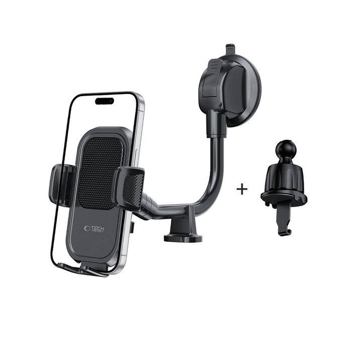Držiak do auta V8 Universal Long Arm, čierna, Tech-Protect