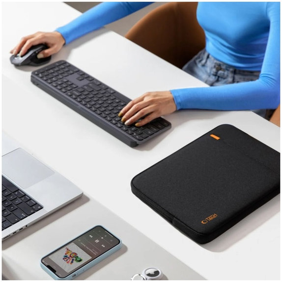Puzdro na notebook Defender 13-14, čierna, Tech-Protect