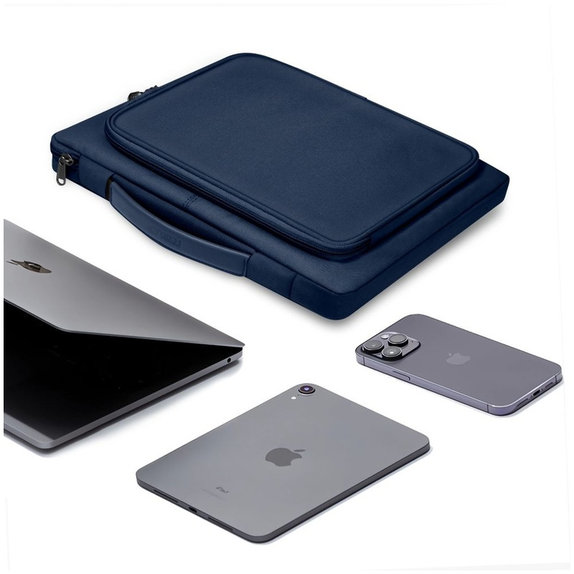 Puzdro na notebook Basic Bag 15-16, Navy Blue, Tech-Protect