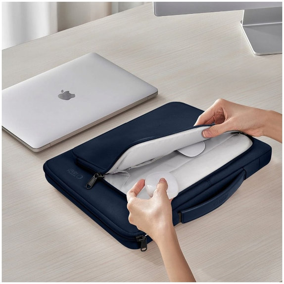 Puzdro na notebook Basic Bag 15-16, Navy Blue, Tech-Protect