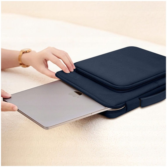 Puzdro na notebook Basic Bag 15-16, Navy Blue, Tech-Protect