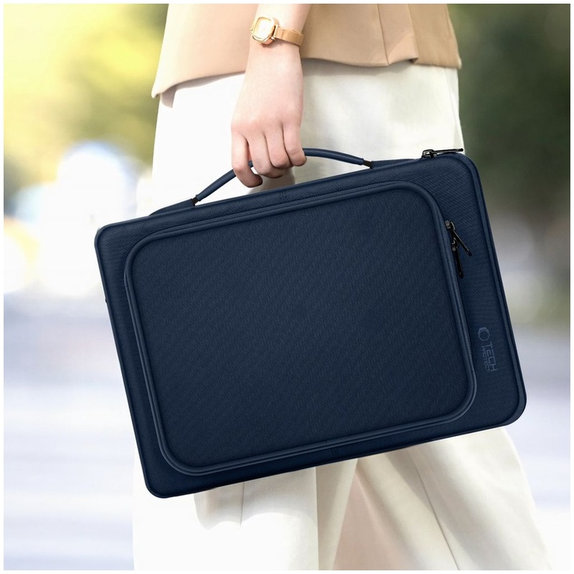 Puzdro na notebook Basic Bag 15-16, Navy Blue, Tech-Protect