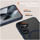 Puzdro MagMat MagSafe pre Samsung S25, Matte Navy, Tech-Protect