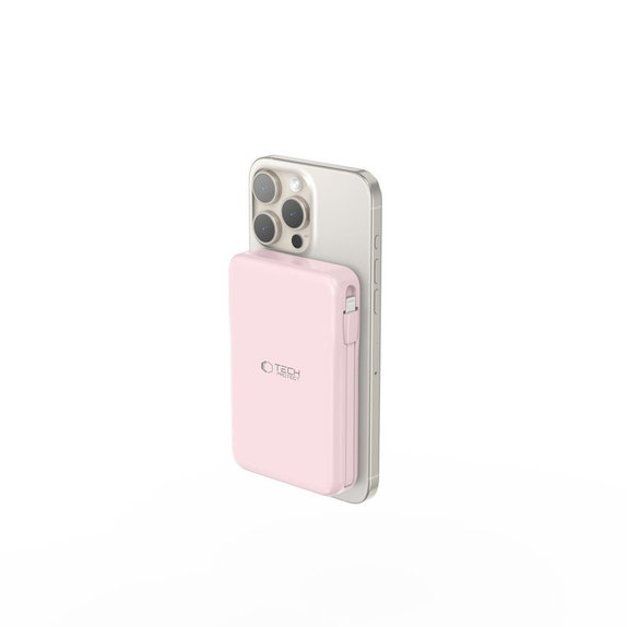 PowerBank PB31 Lifemag MagSafe 10000mAh, ružová, Tech-Protect