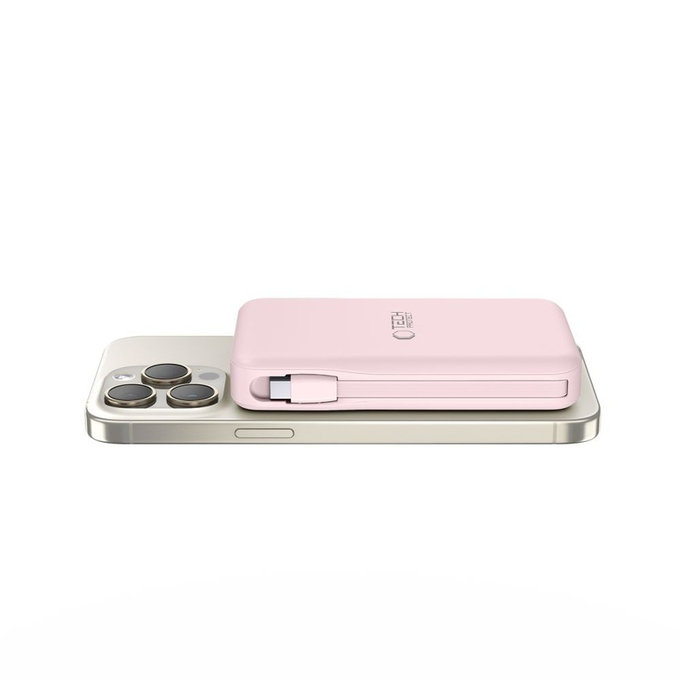PowerBank PB31 Lifemag MagSafe 10000mAh, ružová, Tech-Protect