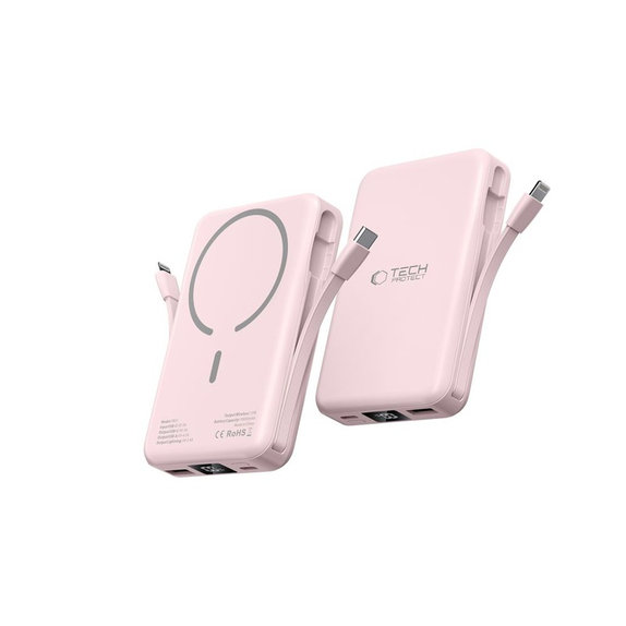 PowerBank PB31 Lifemag MagSafe 10000mAh, ružová, Tech-Protect