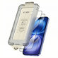 Tvrdené sklo (2ks) Quick Set+ pre iPhone 15 / 16, čierna, Tech-Protect