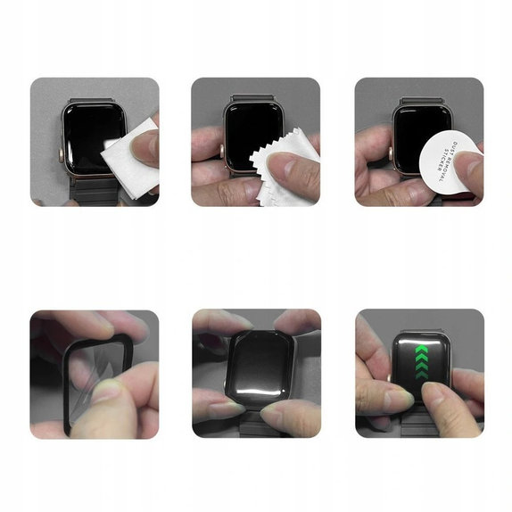 Hybridné sklo (2ks) Glass Flex+ pre Garmin Venu 3, čierna, Tech-Protect