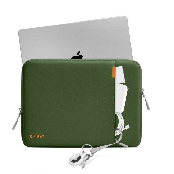 Puzdro na notebook Defender 15-16, Army Green, Tech-Protect
