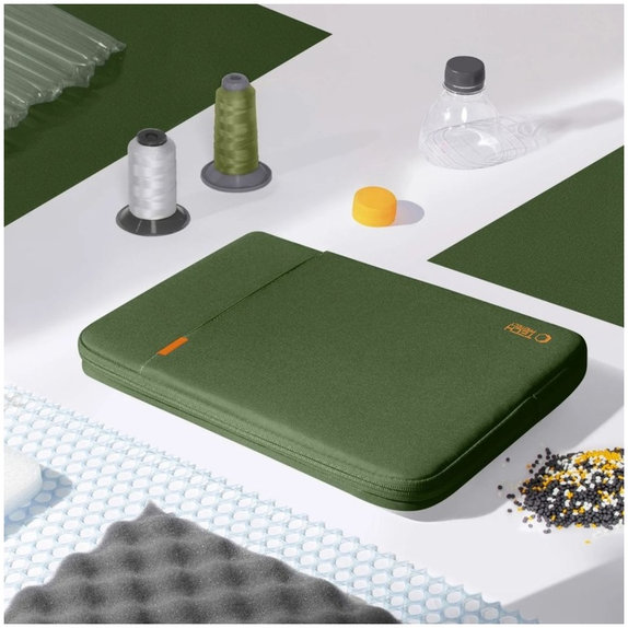 Puzdro na notebook Defender 15-16, Army Green, Tech-Protect