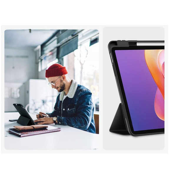 Puzdro Sc Pen pre Xiaomi Redmi Pad 2 11.0, čierna, Tech-Protect