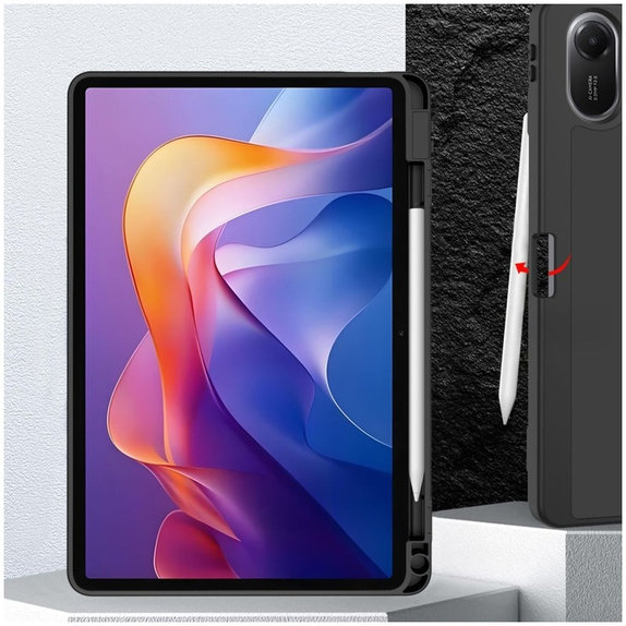 Puzdro Sc Pen pre Xiaomi Redmi Pad 2 11.0, čierna, Tech-Protect