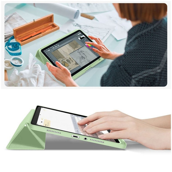 Puzdro Sc Pen pre Xiaomi Redmi Pad 2 11.0 Matcha Green, Tech-Protect