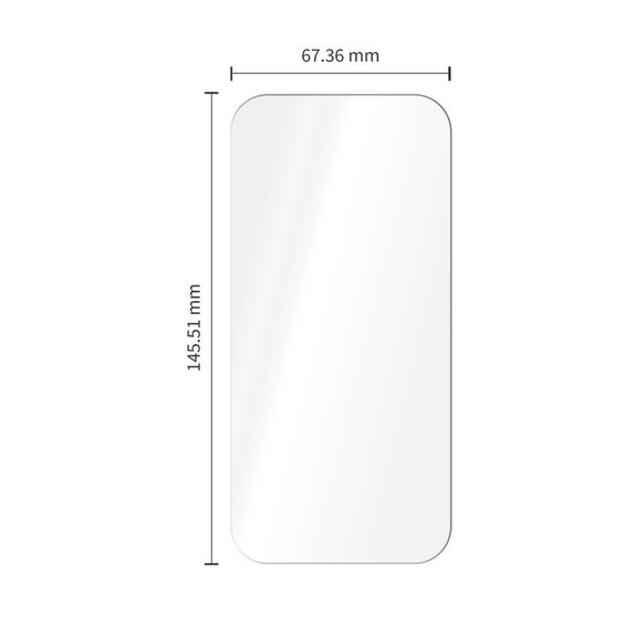 Tvrdené sklo (2ks) Glass Fit+ pre iPhone 16 Pro / 17 / 17 Pro / 18 Pro, číra, Tech-Protect