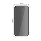 Privacy tvrdené sklo (2ks) Glass Spy+ pre iPhone 16 Pro / 17 / 17 Pro, privacy, Tech-Protect